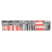 Table Runner – Red Pulse Abstract Design Kurzer Tischläufer (Horizontal)