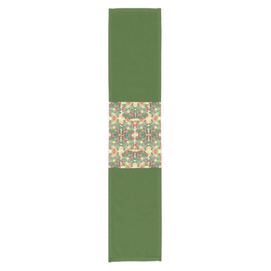 Table Runners Weihnachtskorb ohne Handgriff Kurzer Tischläufer (Vorderseite)
