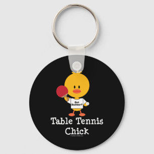 Table Tennis Chick Key Chain Schlüsselanhänger