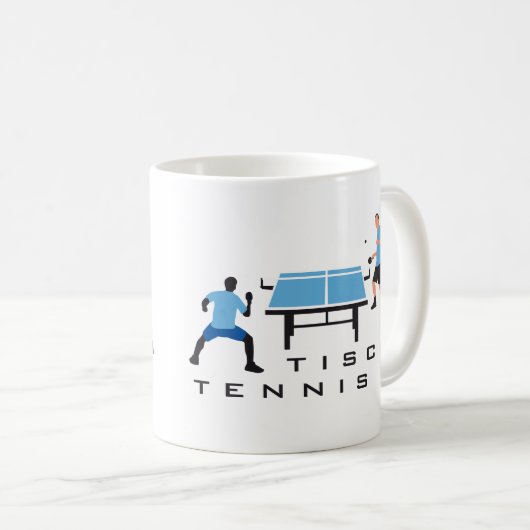 Table tennis kaffeetasse (VorderseiteRechts)