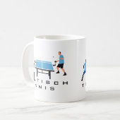 Table tennis kaffeetasse (Vorderseite Links)