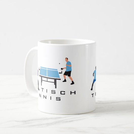 Table tennis kaffeetasse (Vorderseite Links)
