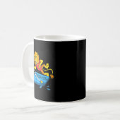 Table Tennis Lion Ng Ng Lion Outfit Table Tennis  Kaffeetasse (Vorderseite Links)
