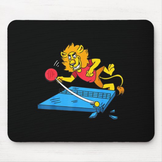 Table Tennis Lion Ng Ng Lion Outfit Table Tennis  Mousepad (Vorne)