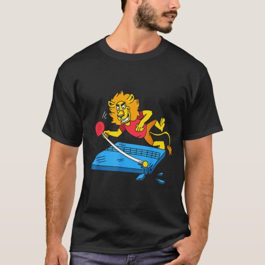 Table Tennis Lion Ng Ng Lion Outfit Table Tennis T-Shirt (Vorderseite)