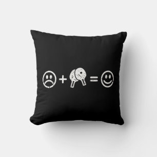 Table Tennis Makes Happy Fun Gift Table Tennis Pla Kissen