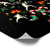 Table Tennis Ng Ng Player Christmas Tree Xmas Long Poster (Ecke)