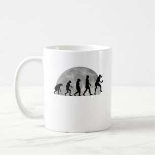 Table Tennis Player Evolution Moon Kaffeetasse