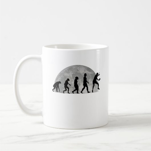 Table Tennis Player Evolution Moon Kaffeetasse (Links)