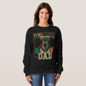 Table tennis player father ping pong dad funny tab sweatshirt (Vorne ganz)
