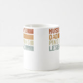 Table Tennis Player Husband Dad Father Ping Pong P Kaffeetasse (Mittel)