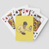 Table Tennis Player Playing Cards Spielkarten (Rückseite)