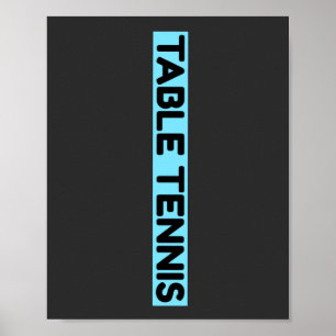 Table tennis  poster