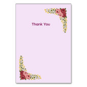 Table Tent Sign Tischnummer (Vorderseite)