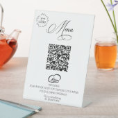 *~*Table Tent tabletop Einfaches Resaturierungslog Sockelschild (In Situ)