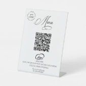 *~*Table Tent tabletop Einfaches Resaturierungslog Sockelschild (Vorderseite)