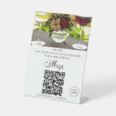 *~*Table Tent tabletter Restaurant Hochladen des L Sockelschild (Vorderseite)