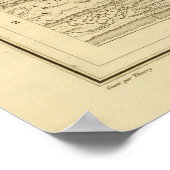 Table Theodosian Dite Card Peutinger Poster (Ecke)