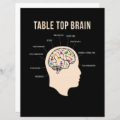 Table Top Brain Board Game (Vorne/Hinten)
