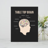 Table Top Brain Board Game (Stehend Vorderseite)