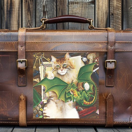 Table Top Gaming Dragon Cat Aufkleber