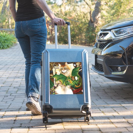 Table Top Gaming Dragon Cat Aufkleber (Koffer Insitu)