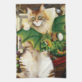 Table Top Gaming Dragon Cat Geschirrtuch (Vertikal)