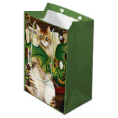 Table Top Gaming Dragon Cat Mittlere Geschenktüte (Vorderseite Schrägansicht)