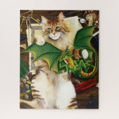 Table Top Gaming Dragon Cat Puzzle (Vertikal)