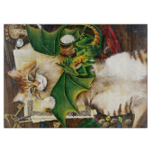 Table Top Gaming Dragon Cat Schneidebrett (Vorderseite)
