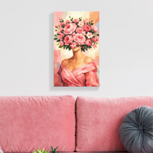 Tableau Déco (Beauté Florale )  Leinwanddruck (Insitu (Wohnzimmer))