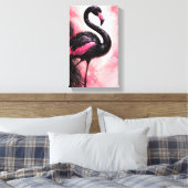 Tableau Déco (Flamant Noir)  Leinwanddruck (Insitu (Schlafzimmer))