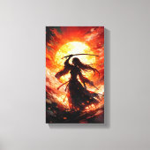 Tableau Déco (Guerrière Flamboyante ) Leinwanddruck (Vorderseite)