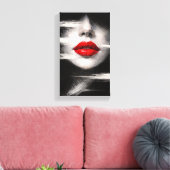 Tableau Déco (Portrait Lèvre )  Leinwanddruck (Insitu (Wohnzimmer))