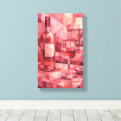 Tableau Déco ( Rose De Vin ) Art Abstraite Leinwanddruck (Insitu (Holzboden))