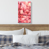 Tableau Déco ( Rose De Vin ) Art Abstraite Leinwanddruck (Insitu (Schlafzimmer))