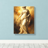 Tableau Déco (Sphère Antique) Art Déco Leinwanddruck (Insitu (Holzboden))