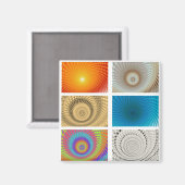 Tableau der Kreise Magnet (Vorderseite/Rückseite)