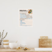 Tableau Lines of Dialog Excellence Poster (Küche)