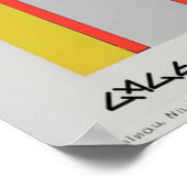 Tableau One's Chance bei der Feinen Kunst Poster (Ecke)