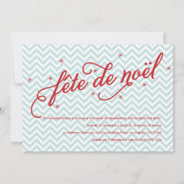 Tableau Soirée Fête de Noël Inviter Einladung