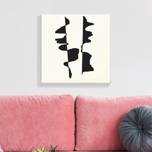 Tableau Toile Tendue - Abstrait Dual Face Leinwanddruck (Insitu (Wohnzimmer))