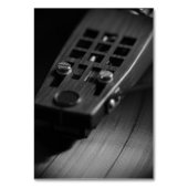 TableCard: Vinyl Record auf Turntable. Retro-Thema Tischnummer (Rückseite)