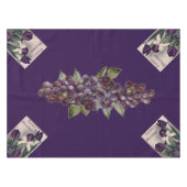 Tablecloth 52x70 Ostersegmente Trauben und Tulip Tischdecke (Vorderseite (Horizontal))