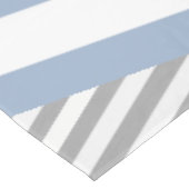 Tablecloth Abstrakt Stripe Grau Blau Weiß Tischdecke (Schrägansicht)