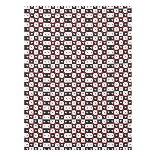 Tablecloth Ace Card Rotes Herz Tischdecke (Vorderseite)
