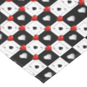Tablecloth Ace Card Spades Red Hearts Tischdecke (Schrägansicht)