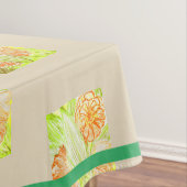 Tablecloth Aspidistra eliator und Gerbera jamesoni Tischdecke (Beispiel)