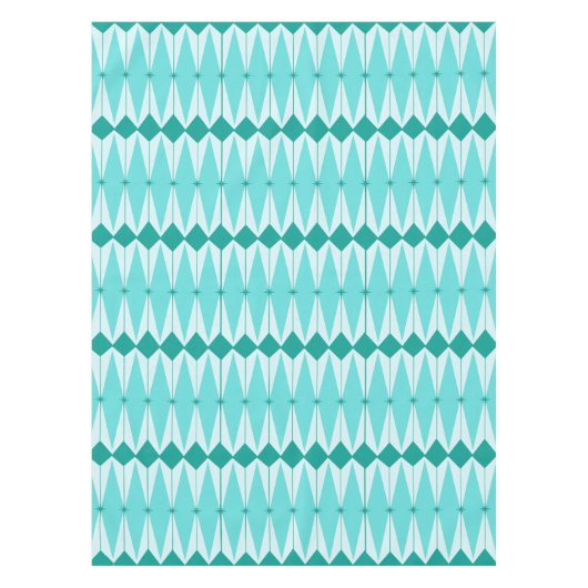 Tablecloth aus geometrischen Diamanten und Sternex Tischdecke (Vorderseite)