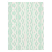 Tablecloth aus Minze Cream Geometric Pattern Tischdecke (Vorderseite)
